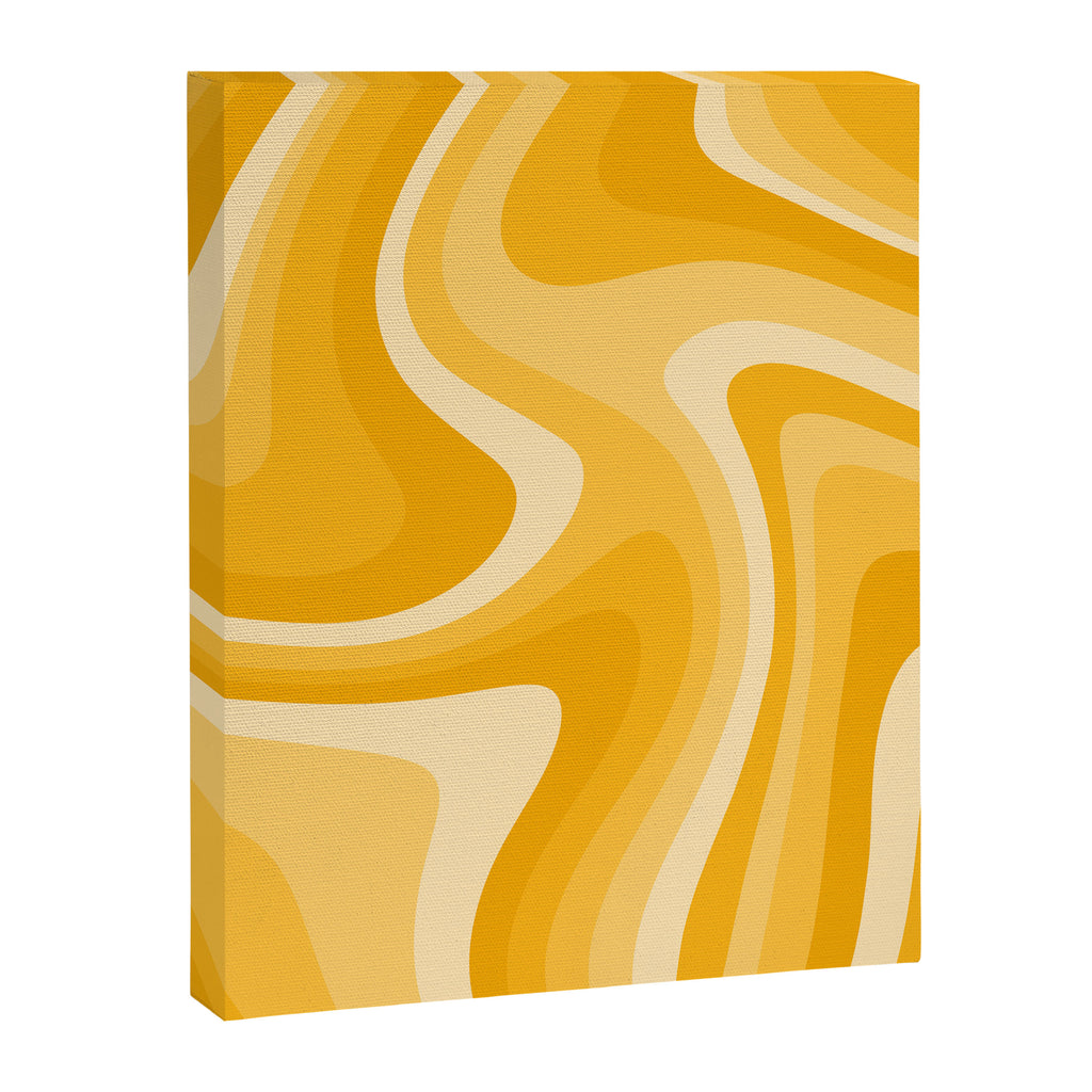 Abstract Wavy Stripes LXXXVI Canvas Print Gallery Image 8
