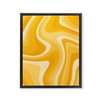 Abstract Wavy Stripes LXXXVI Framed Canvas Print Gallery Image 8