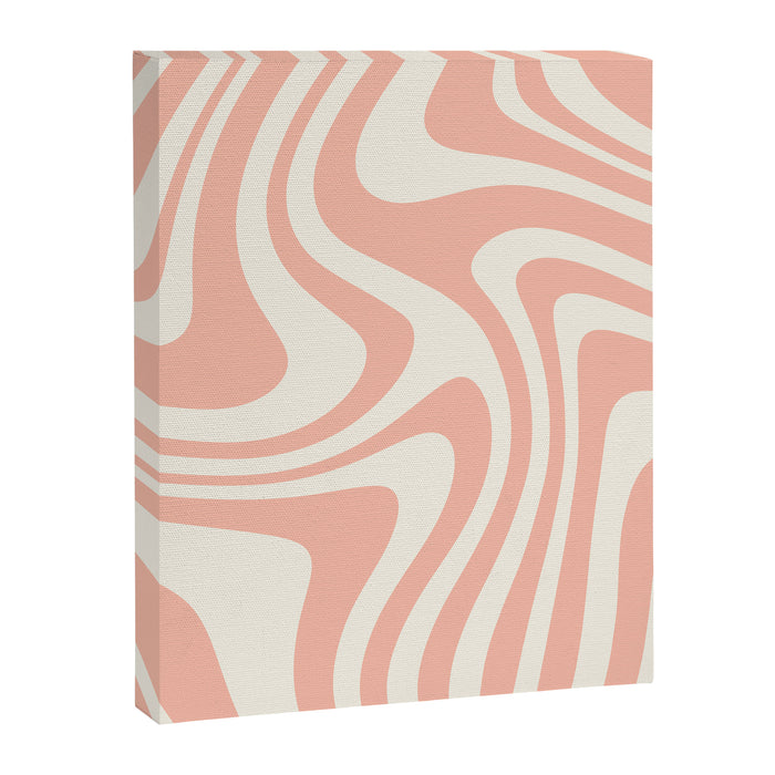 Abstract Wavy Stripes XLI Canvas Print Gallery Image 1