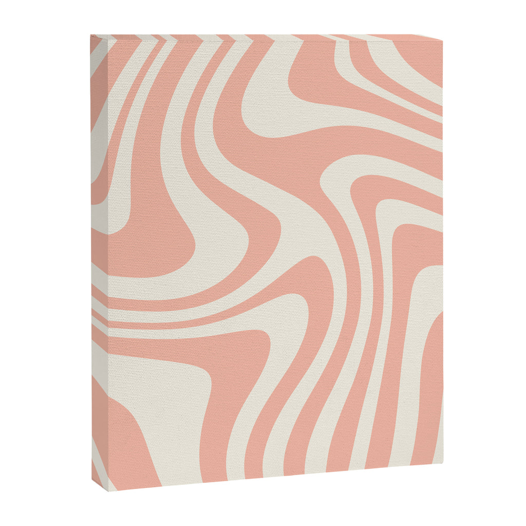 Abstract Wavy Stripes XLI Canvas Print Gallery Image 8