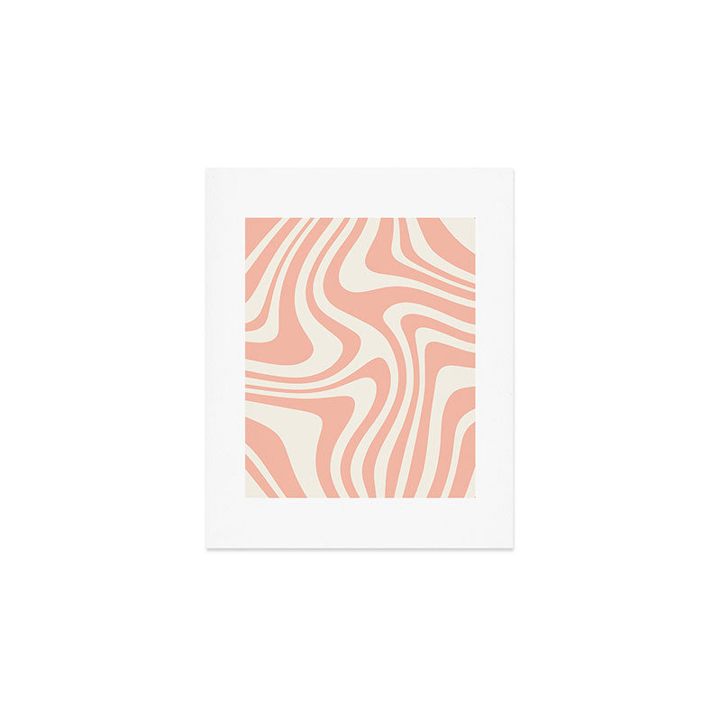 Abstract Wavy Stripes XLI Art Print Gallery Image 1