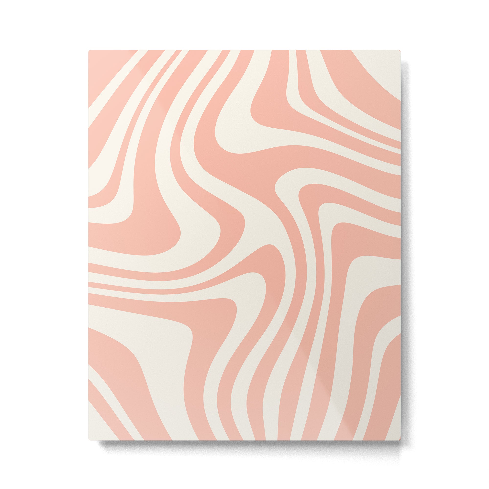 Abstract Wavy Stripes XLI Metal Print Gallery Image 6