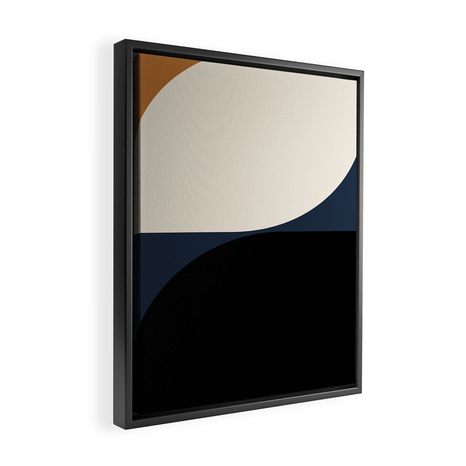 Almond Abstract II Framed Canvas Print Gallery Image 2