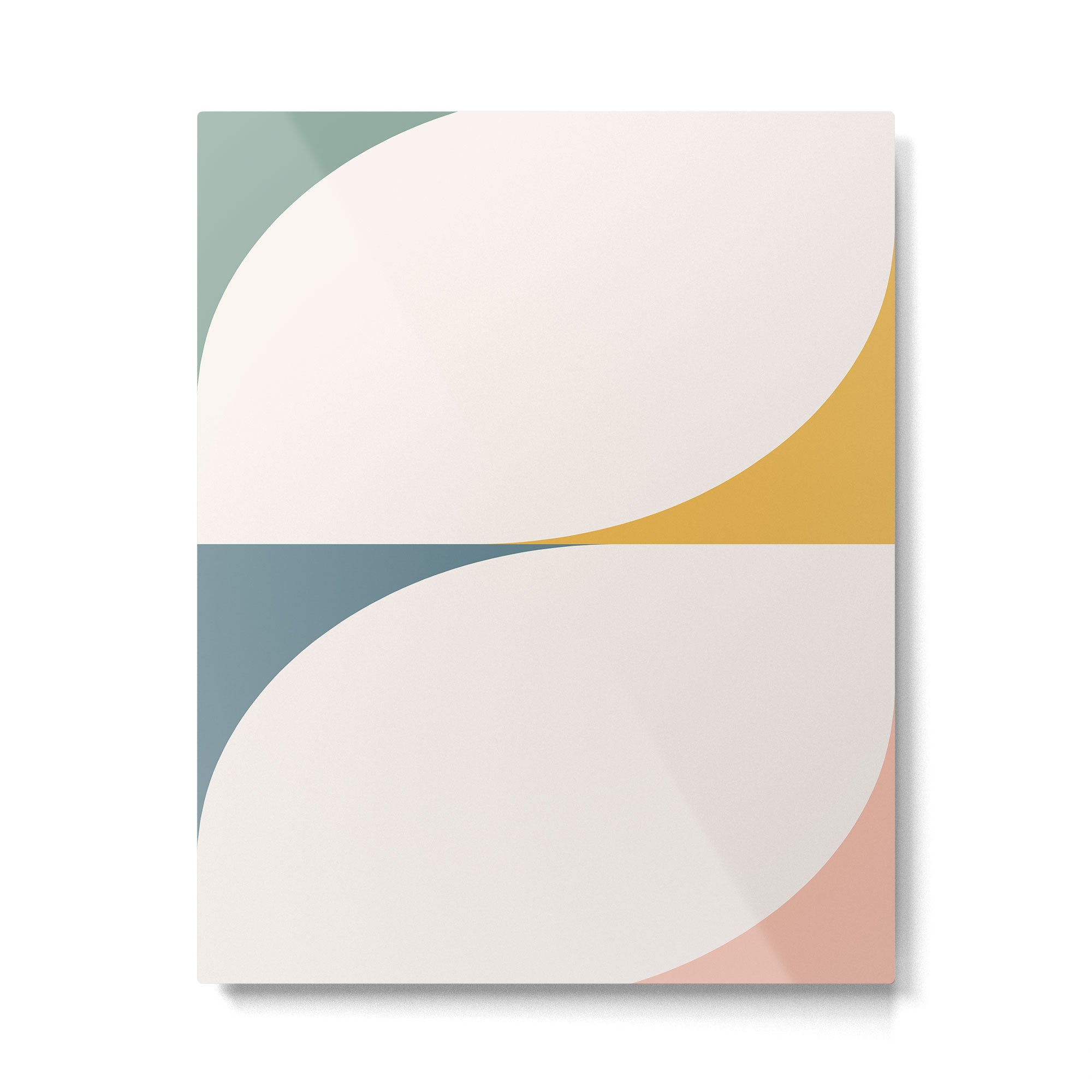 Almond Abstract X Metal Print Gallery Image 4