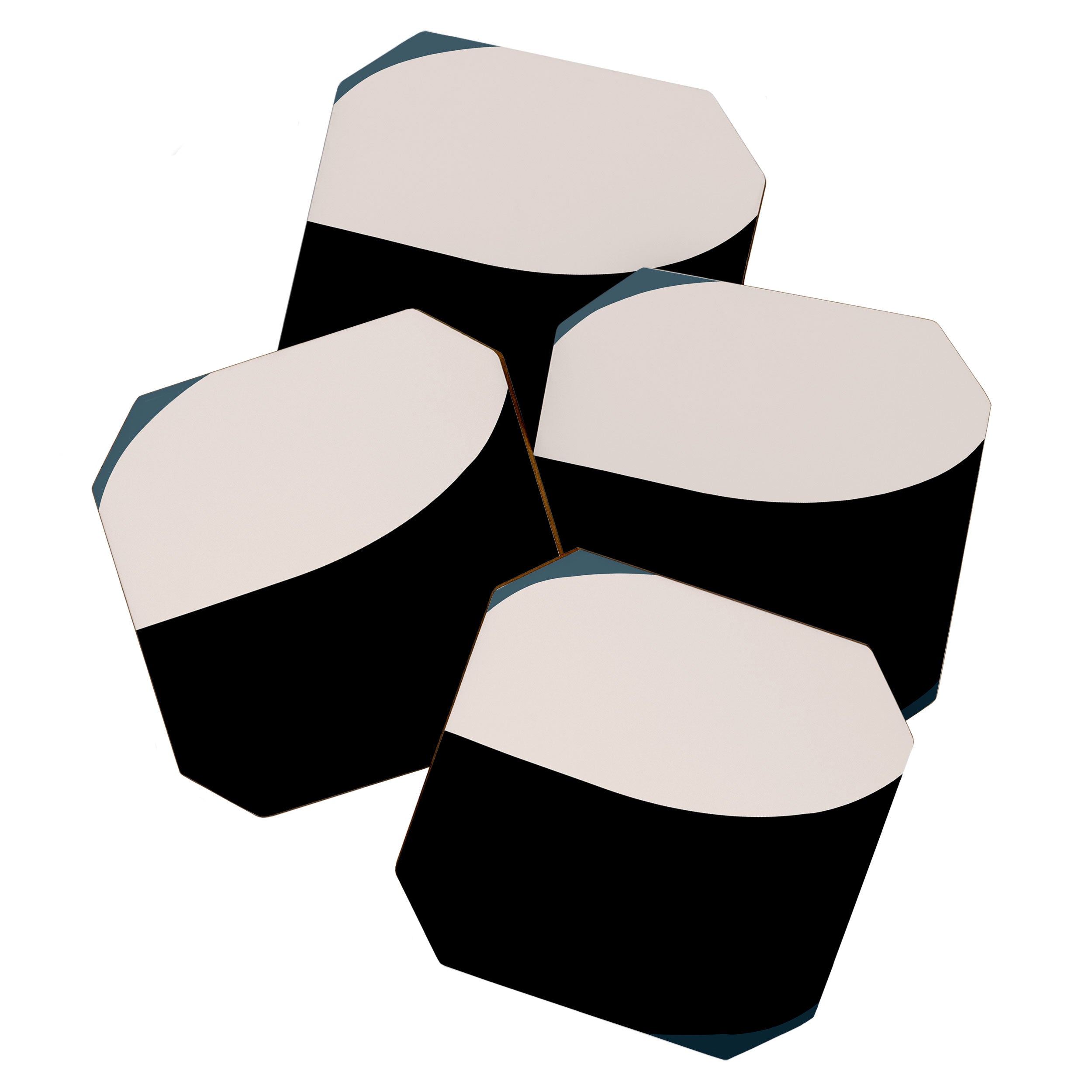 Almond Abstract XI Coaster Gallery Image 1