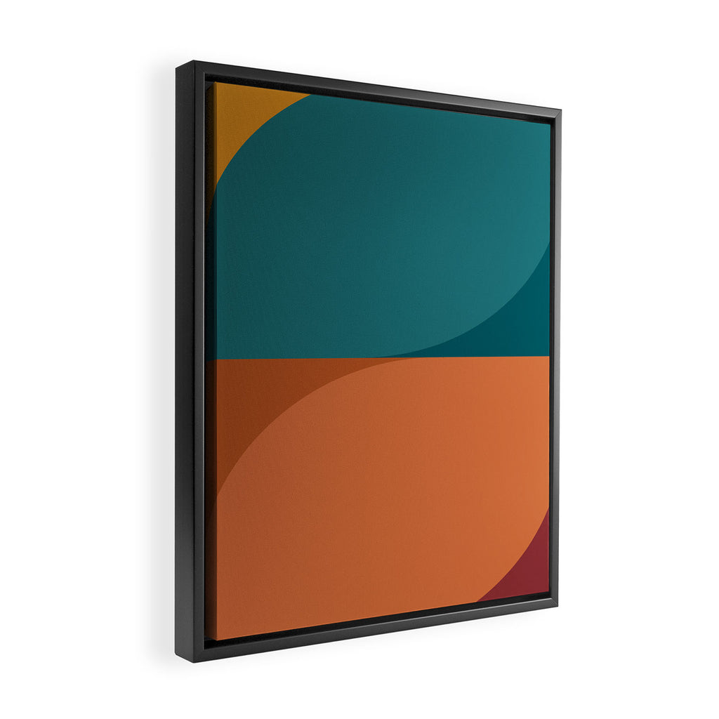 Almond Abstract XII Framed Canvas Print Gallery Image 2