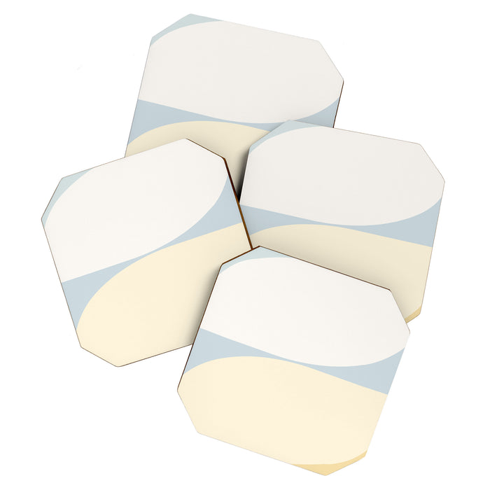 Almond Abstract XV Coaster Gallery Image 1