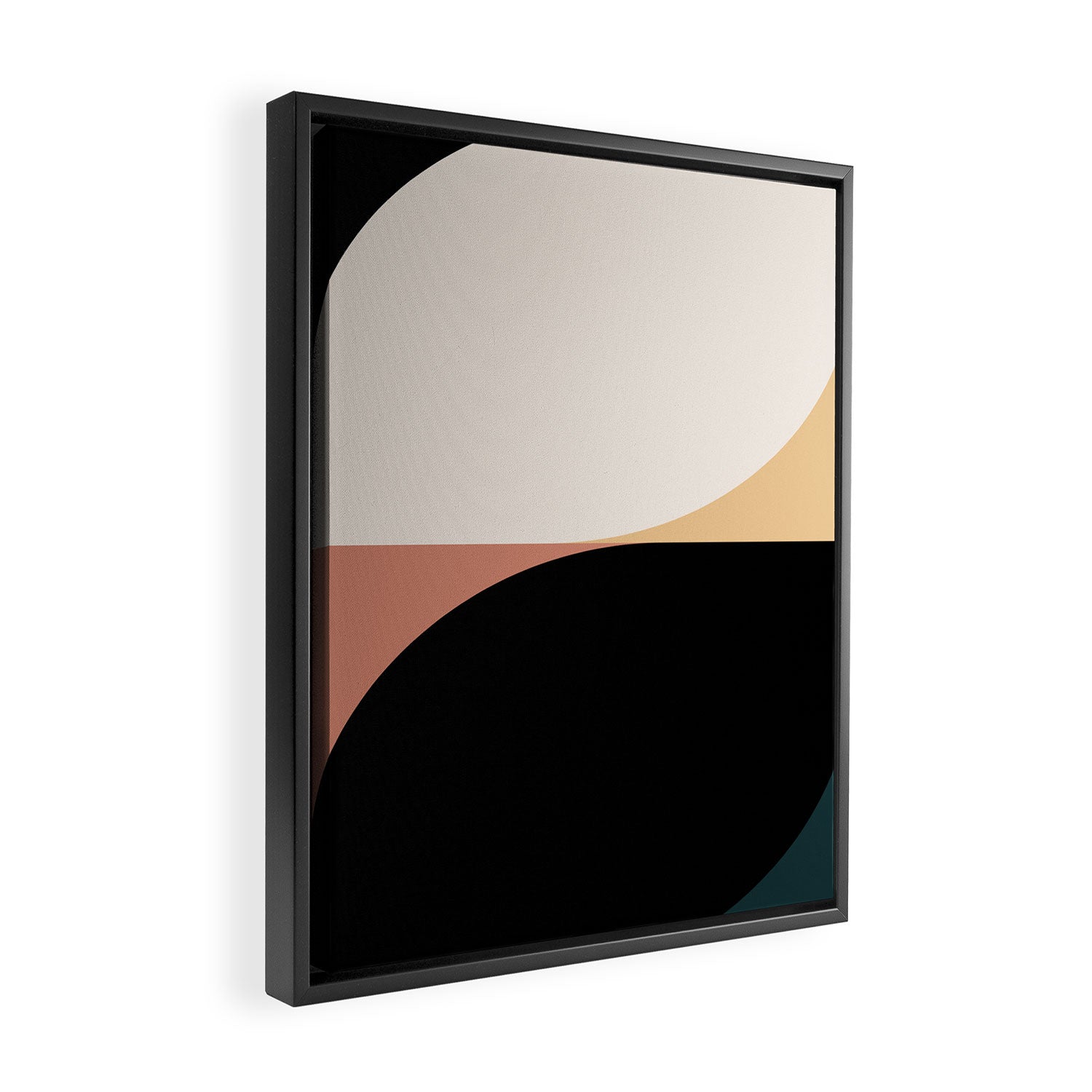 Almond Abstract XVI Framed Canvas Print Gallery Image 2