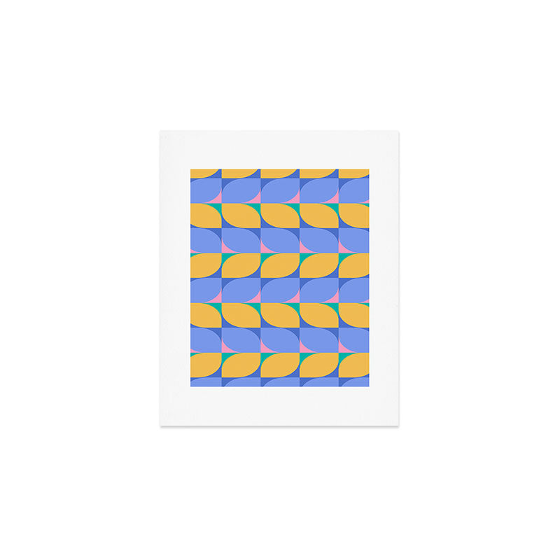 Almond Shapes Pattern I Art Print Gallery Image 1