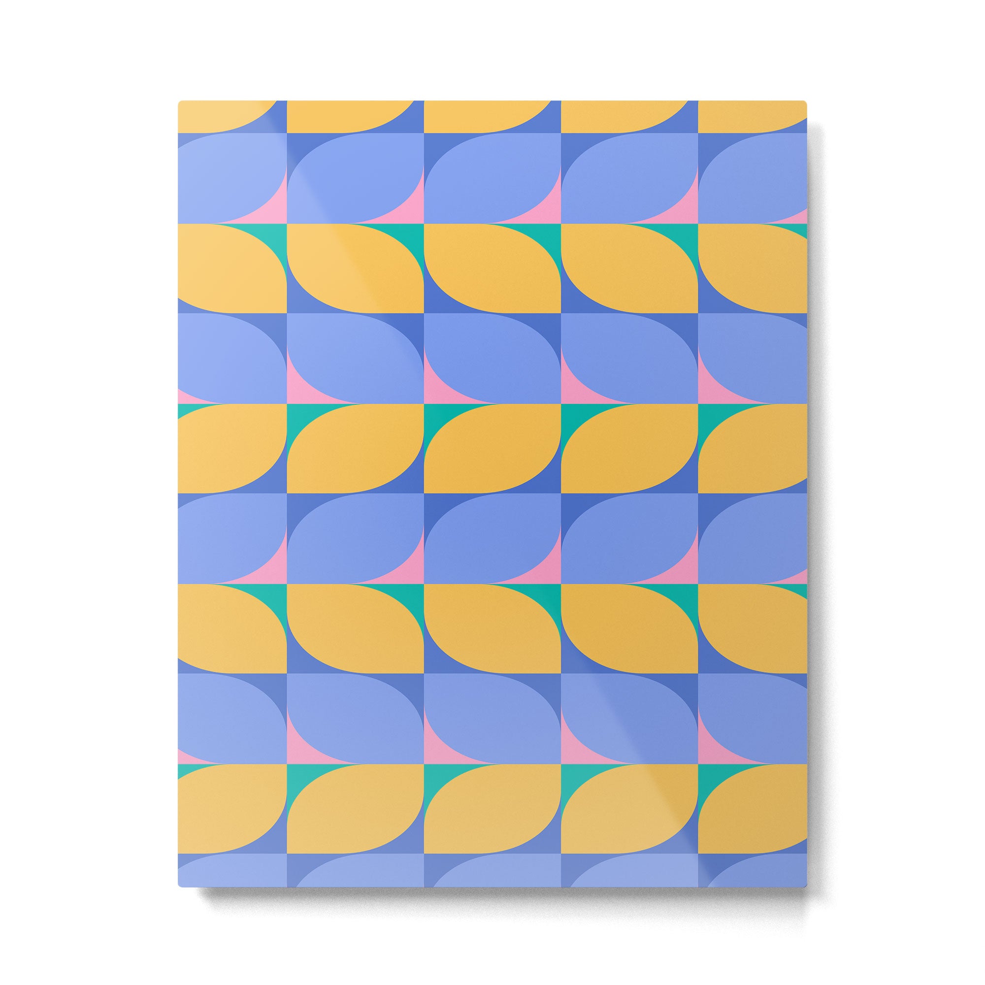 Almond Shapes Pattern I Metal Print Gallery Image 6