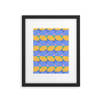 Almond Shapes Pattern I Framed Art Print Gallery Image 6