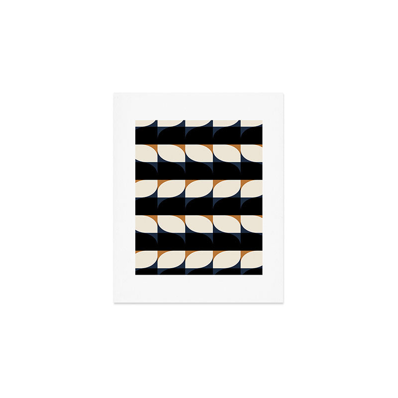 Almond Shapes Pattern II Art Print Gallery Image 1