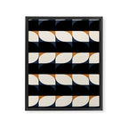 Almond Shapes Pattern II Framed Canvas Print Gallery Image 8
