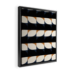 Almond Shapes Pattern II Framed Canvas Print Gallery Image 2