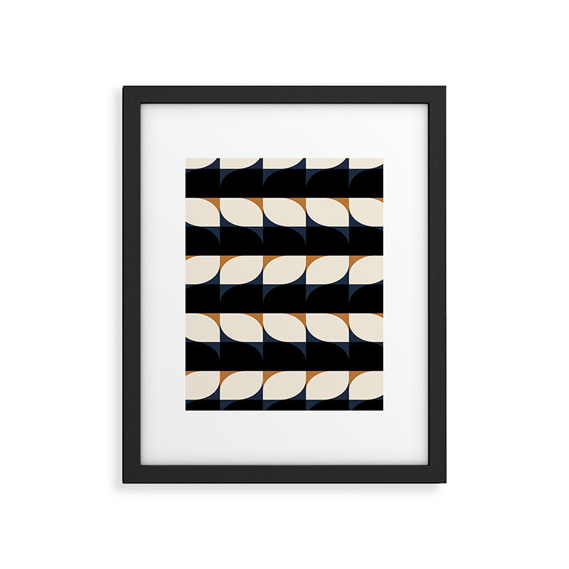 Almond Shapes Pattern II Framed Art Print Gallery Image 6