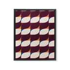 Almond Shapes Pattern III Framed Canvas Print Gallery Image 8