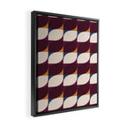Almond Shapes Pattern III Framed Canvas Print Gallery Image 2