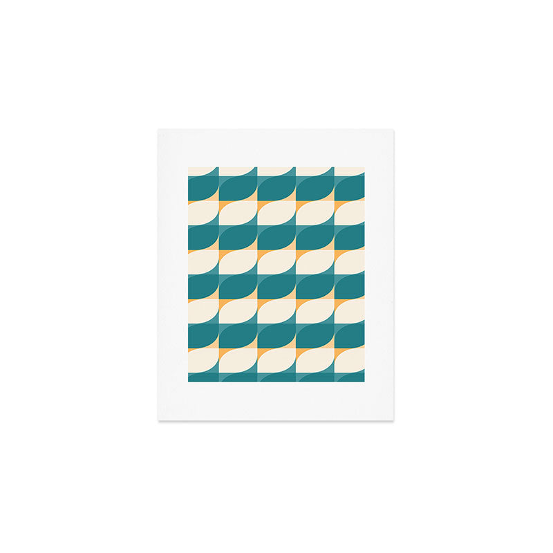 Almond Shapes Pattern IV Art Print Gallery Image 1