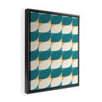 Almond Shapes Pattern IV Framed Canvas Print Gallery Image 2