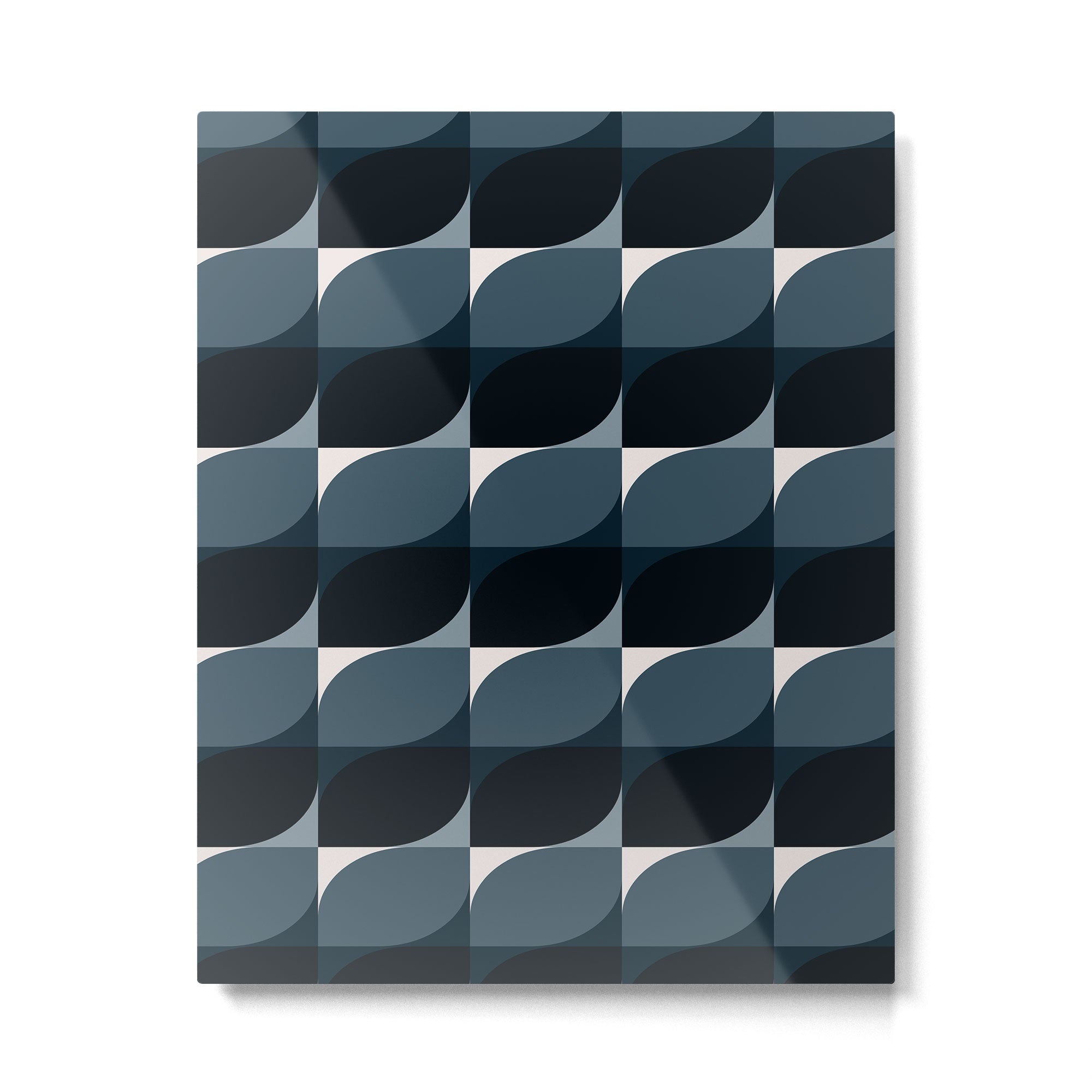 Almond Shapes Pattern V Metal Print Gallery Image 6