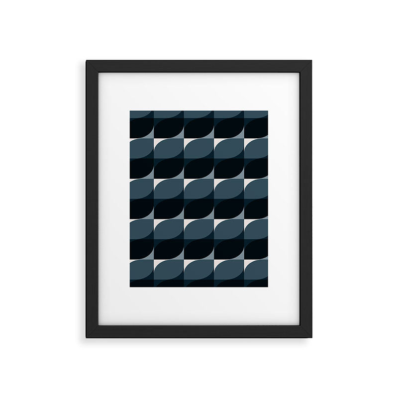 Almond Shapes Pattern V Framed Art Print Gallery Image 6