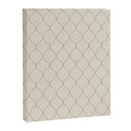 Alva Line Pattern - Smoke Canvas Print Gallery Image 8