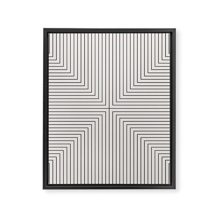 Angular Lines I Framed Canvas Print Gallery Image 1