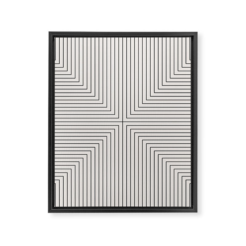 Angular Lines I Framed Canvas Print Gallery Image 8