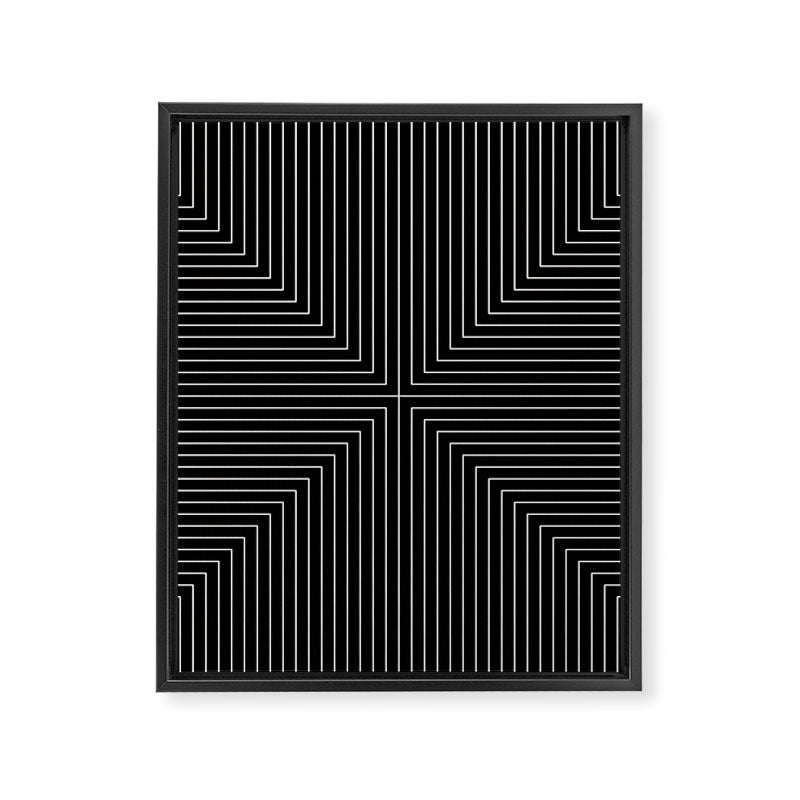 Angular Lines IX Framed Canvas Print Gallery Image 8