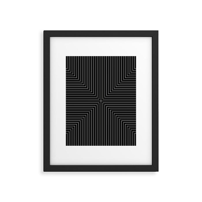 Angular Lines IX Framed Art Print Gallery Image 1