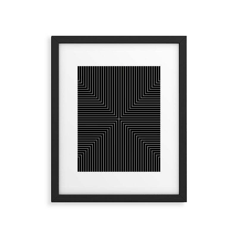 Angular Lines IX Framed Art Print Gallery Image 6