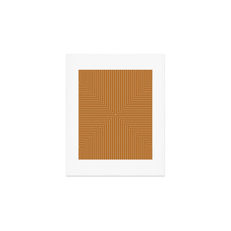 Angular Lines X Art Print Gallery Image 1