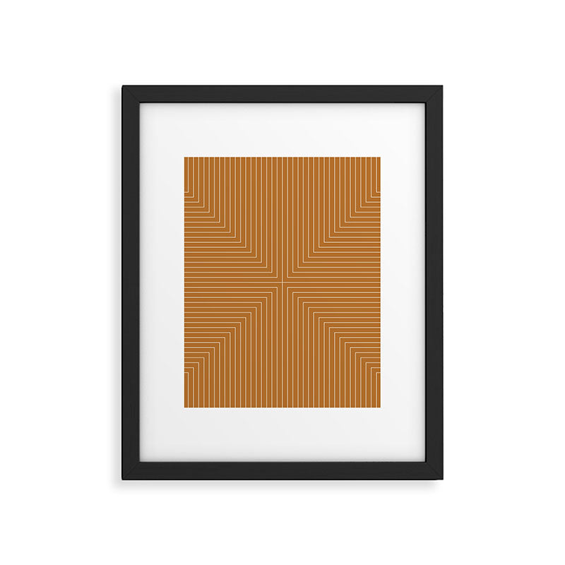 Angular Lines X Framed Art Print Gallery Image 6