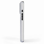 Angular Stripes - White and Grey iPhone Case Gallery Image 2
