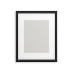 Angular Stripes - White and Grey Framed Art Print Gallery Image 6