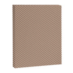 Angular Stripes XXXI Coffee Creme Canvas Print Gallery Image 8