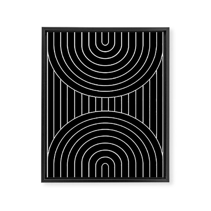 Arch Symmetry VII Framed Canvas Print Gallery Image 1