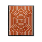 Arch Symmetry VIII Framed Canvas Print Gallery Image 8