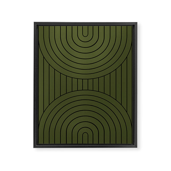 Arch Symmetry X Framed Canvas Print Gallery Image 1