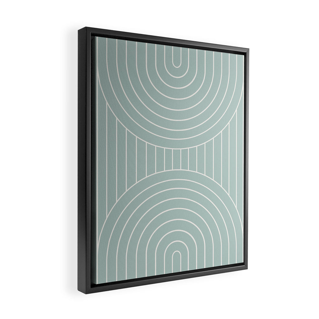 Arch Symmetry XV Framed Canvas Print Gallery Image 2
