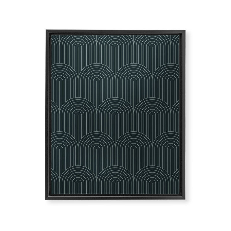 Art Deco Arch Pattern LI Framed Canvas Print Gallery Image 8