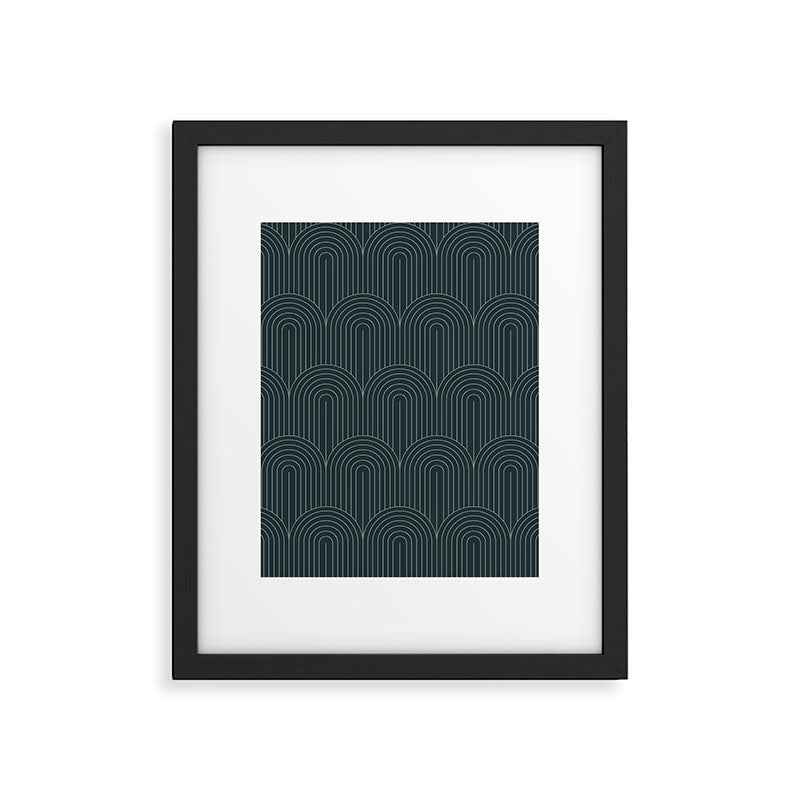 Art Deco Arch Pattern LI Framed Art Print Gallery Image 6