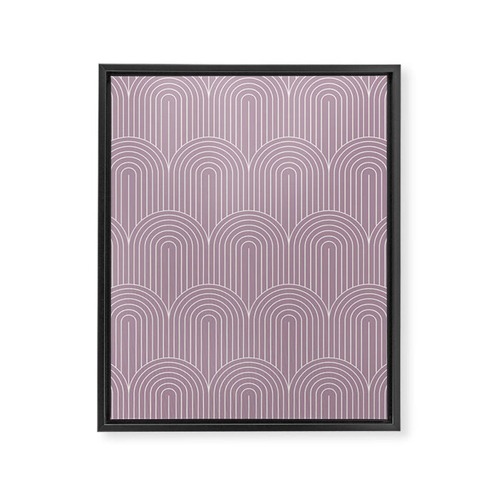 Art Deco Arch Pattern LII Framed Canvas Print Gallery Image 1