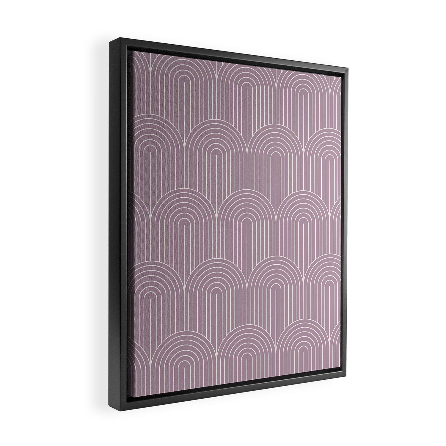 Art Deco Arch Pattern LII Framed Canvas Print Gallery Image 2
