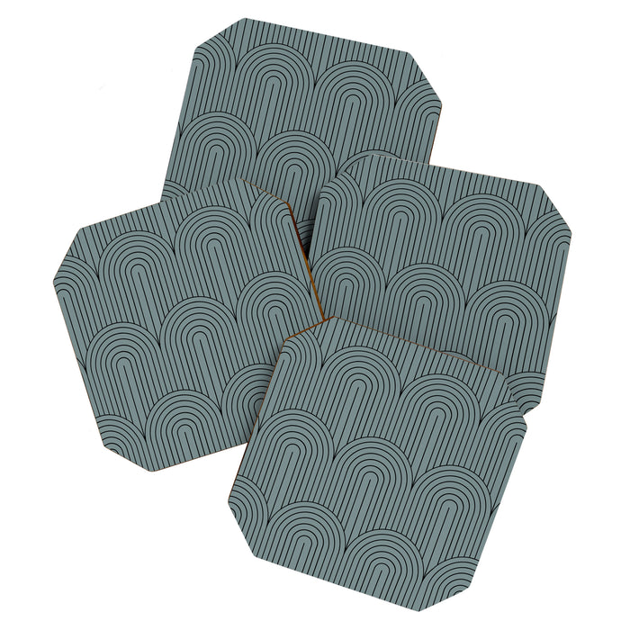 Art Deco Arch Pattern LIII Coaster Gallery Image 1