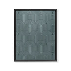 Art Deco Arch Pattern LIII Framed Canvas Print Gallery Image 8