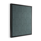 Art Deco Arch Pattern LIII Framed Canvas Print Gallery Image 2