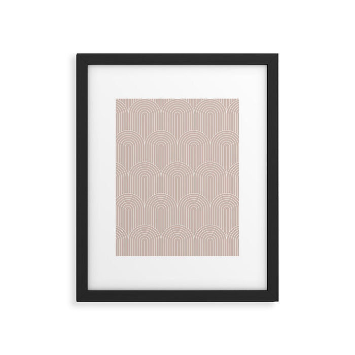 Art Deco Arch Pattern LV Framed Art Print Gallery Image 1