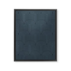 Art Deco Arch Pattern LXIII Framed Canvas Print Gallery Image 8