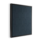 Art Deco Arch Pattern LXIII Framed Canvas Print Gallery Image 2